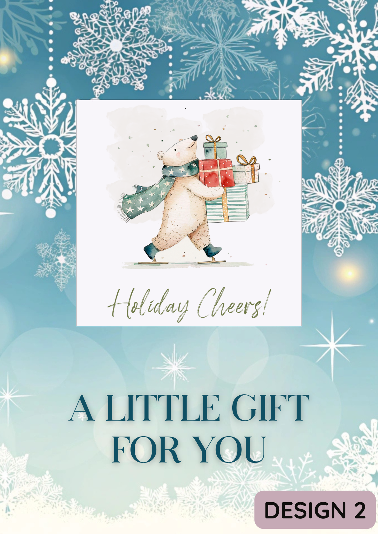 Holiday Cheers Christmas Magnet