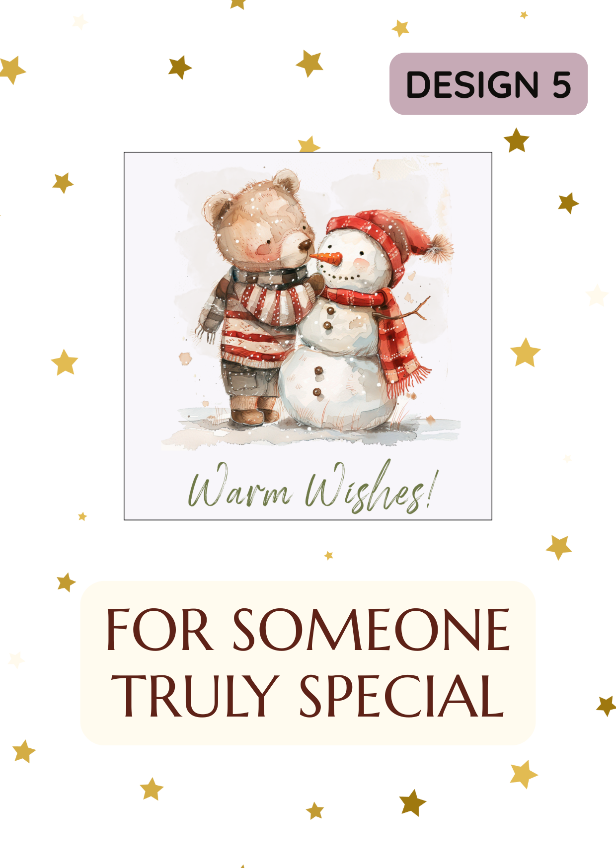 Warm Wishes Christmas Magnet