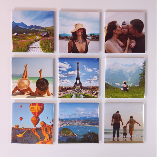 Set of 9 Square Magnets