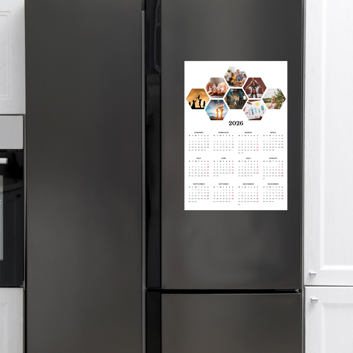 "Mini Gallery" Magnetic Calendar