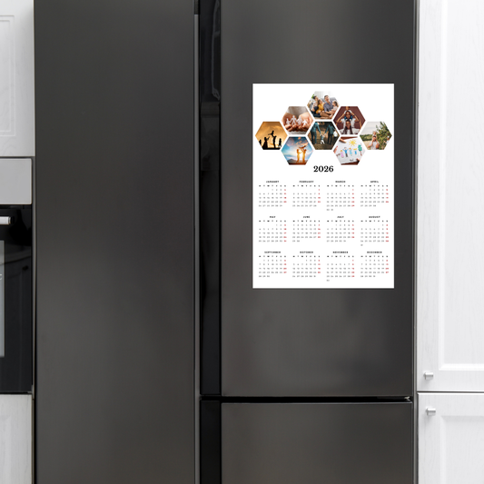 "Mini Gallery" Magnetic Calendar