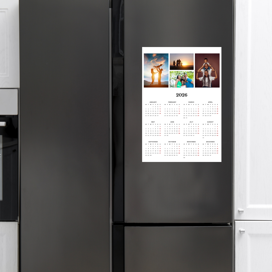 "Four Memories" Magnetic Calendar