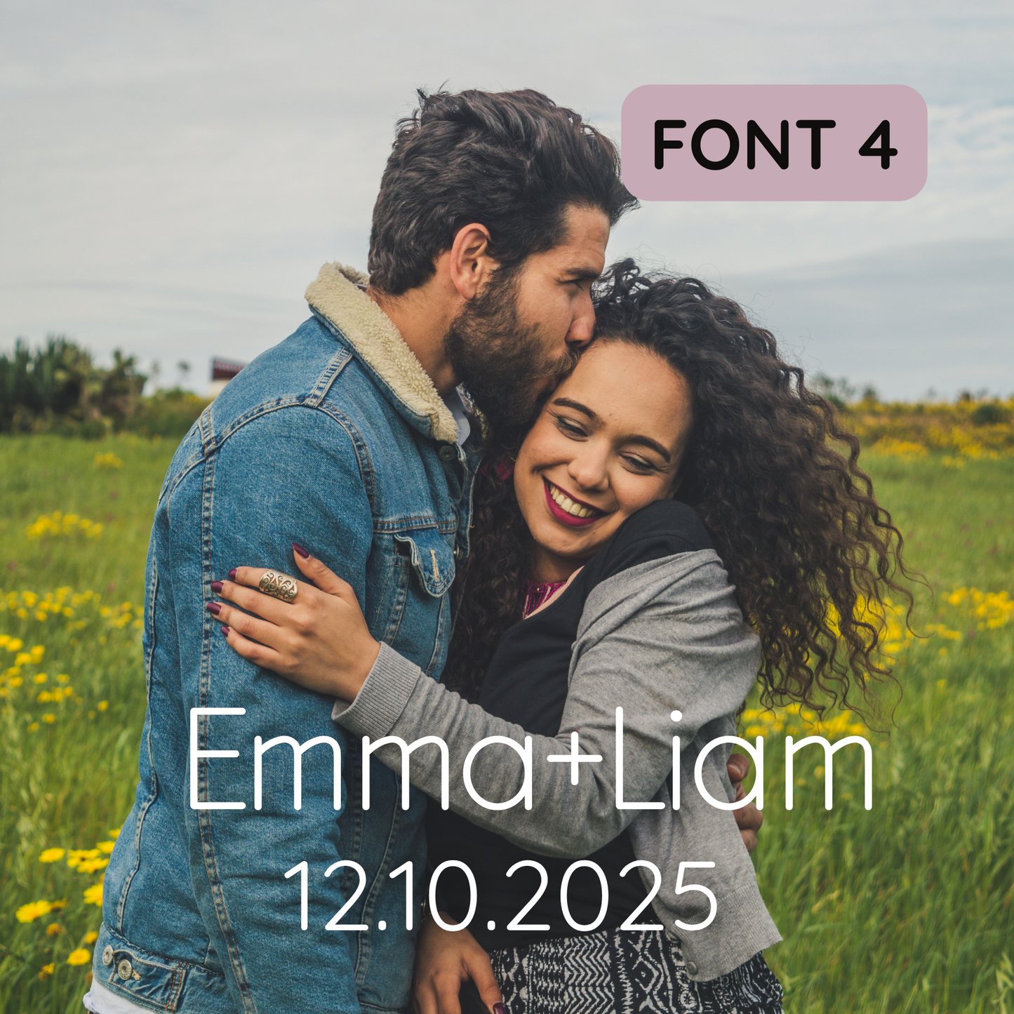 Magnet with Your Photo and Text