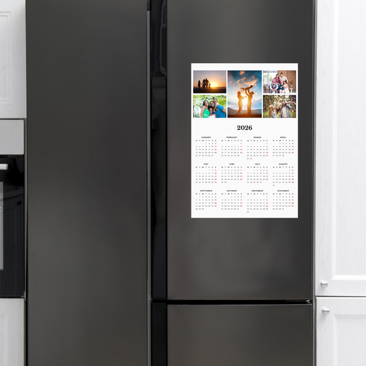 "Five Moments" Magnetic Calendar