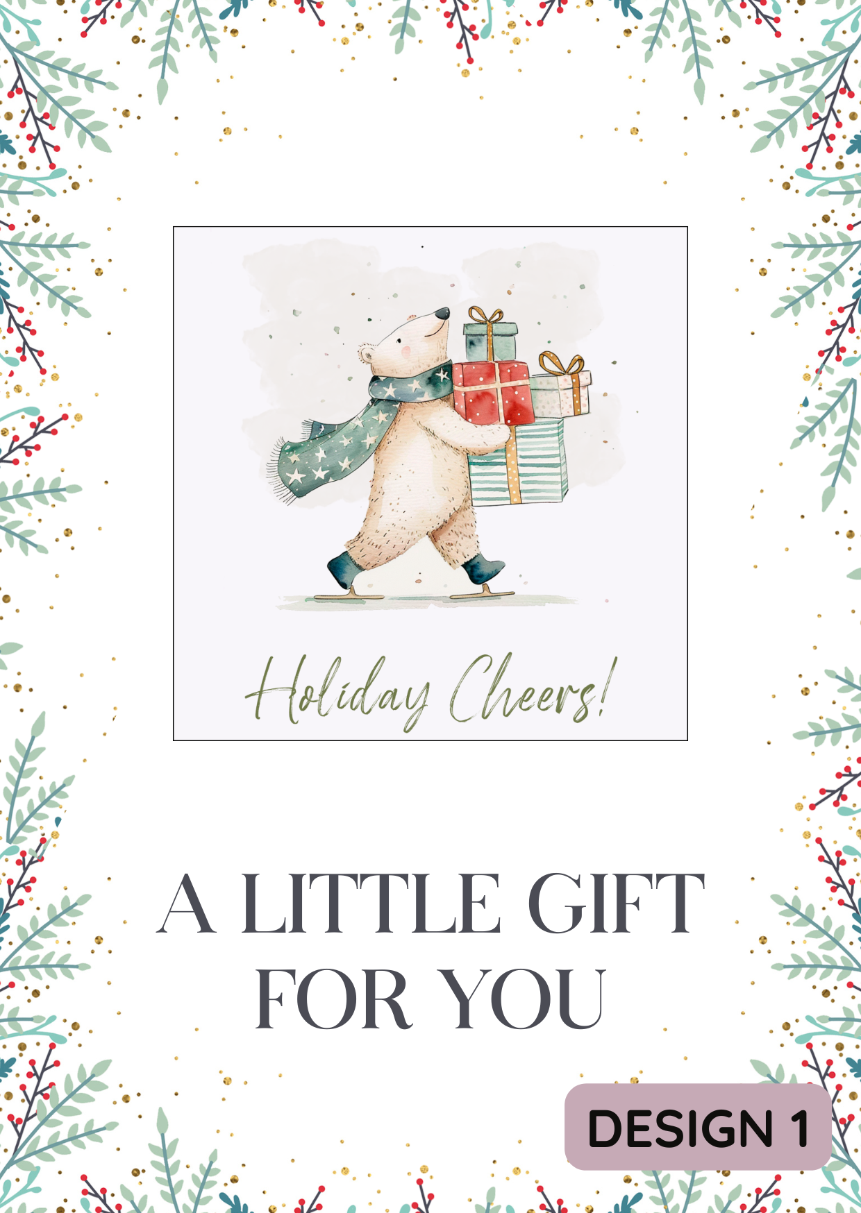 Holiday Cheers Christmas Magnet