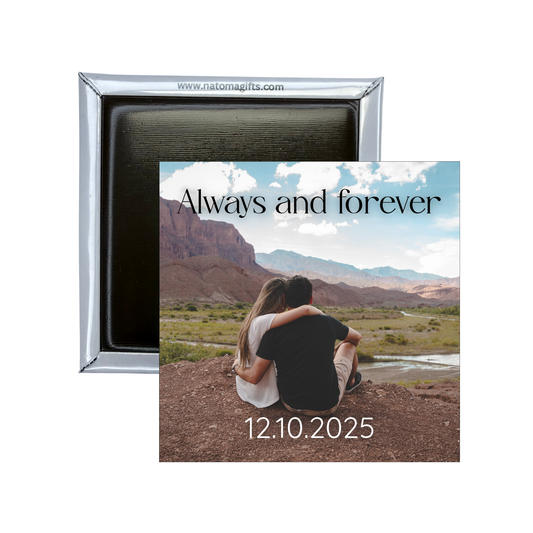 Magnet with Your Photo and Text