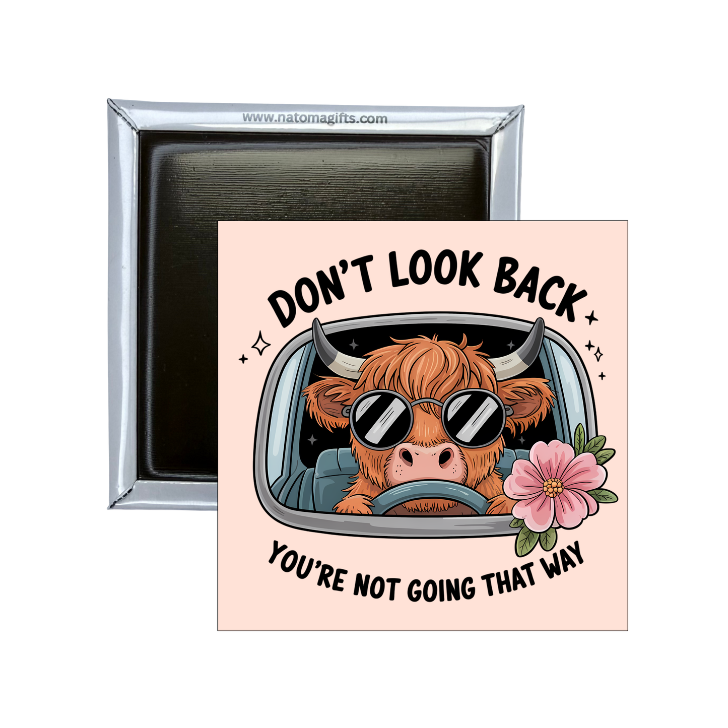 Motivational Magnet - Don’t Look Back