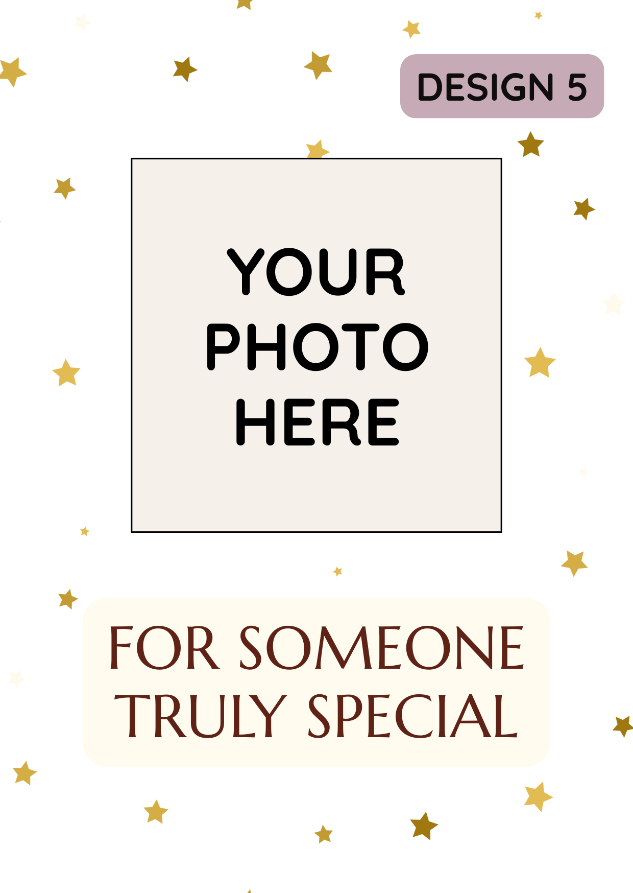 Personalized Christmas Photo Magnet with Greeting Card