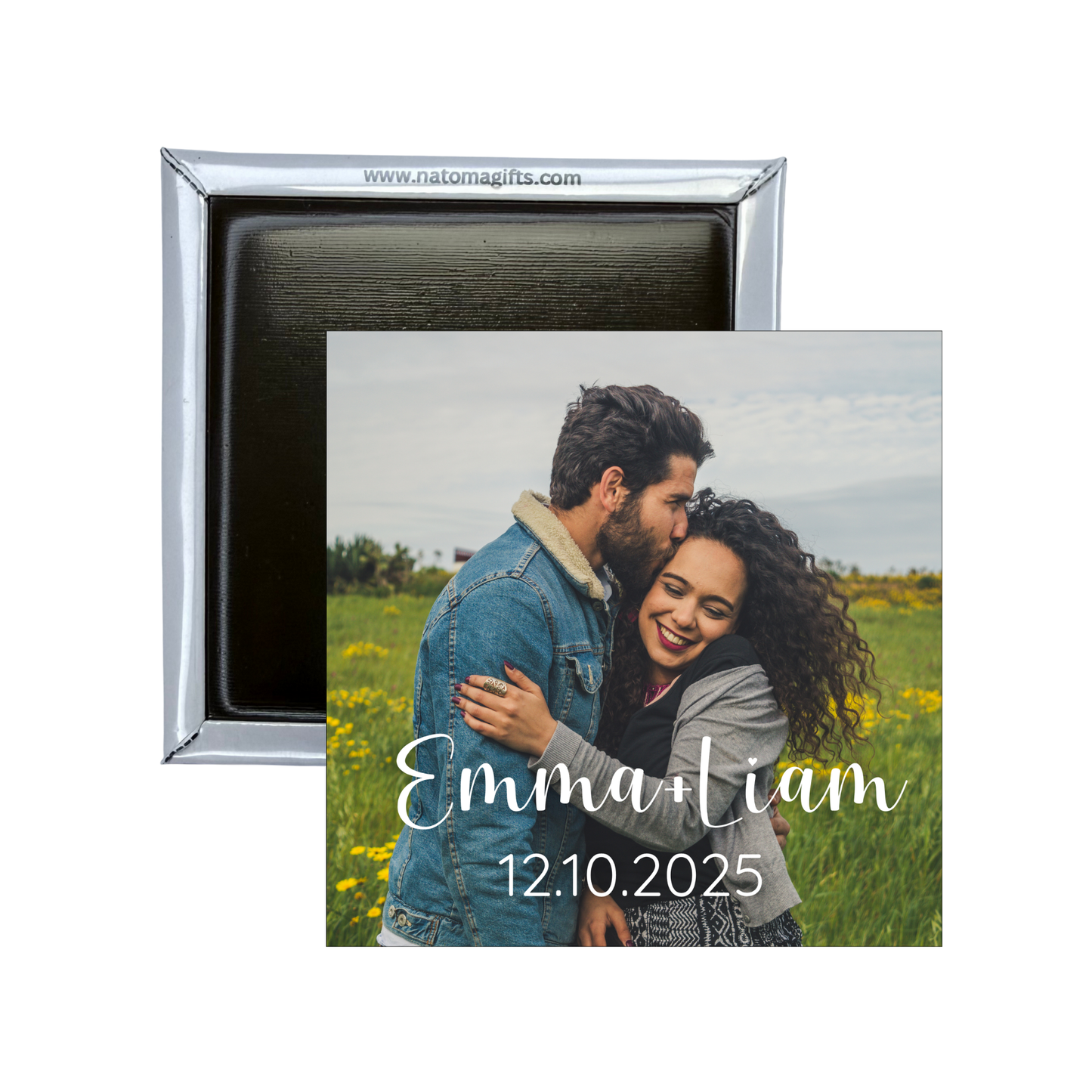 Magnet with Your Photo and Text