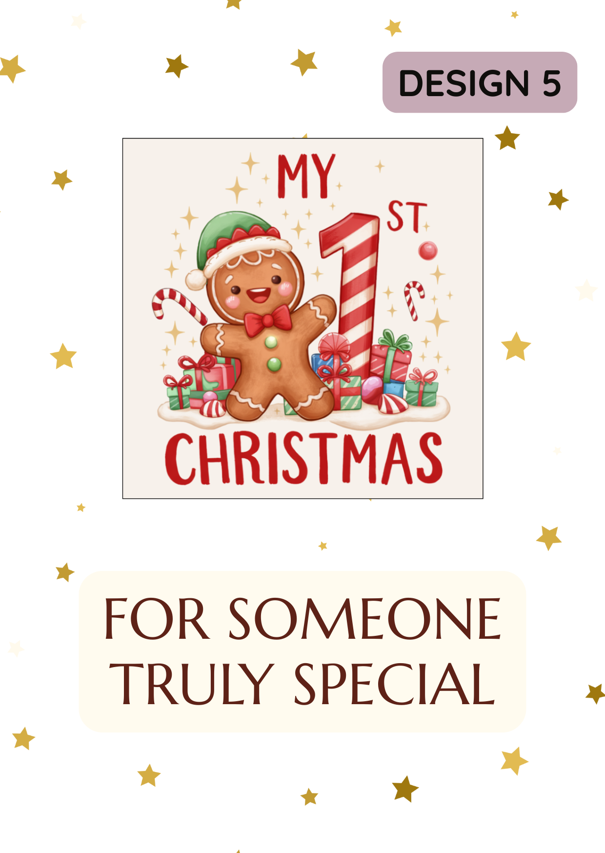 My First Christmas Gingerbread Magnet