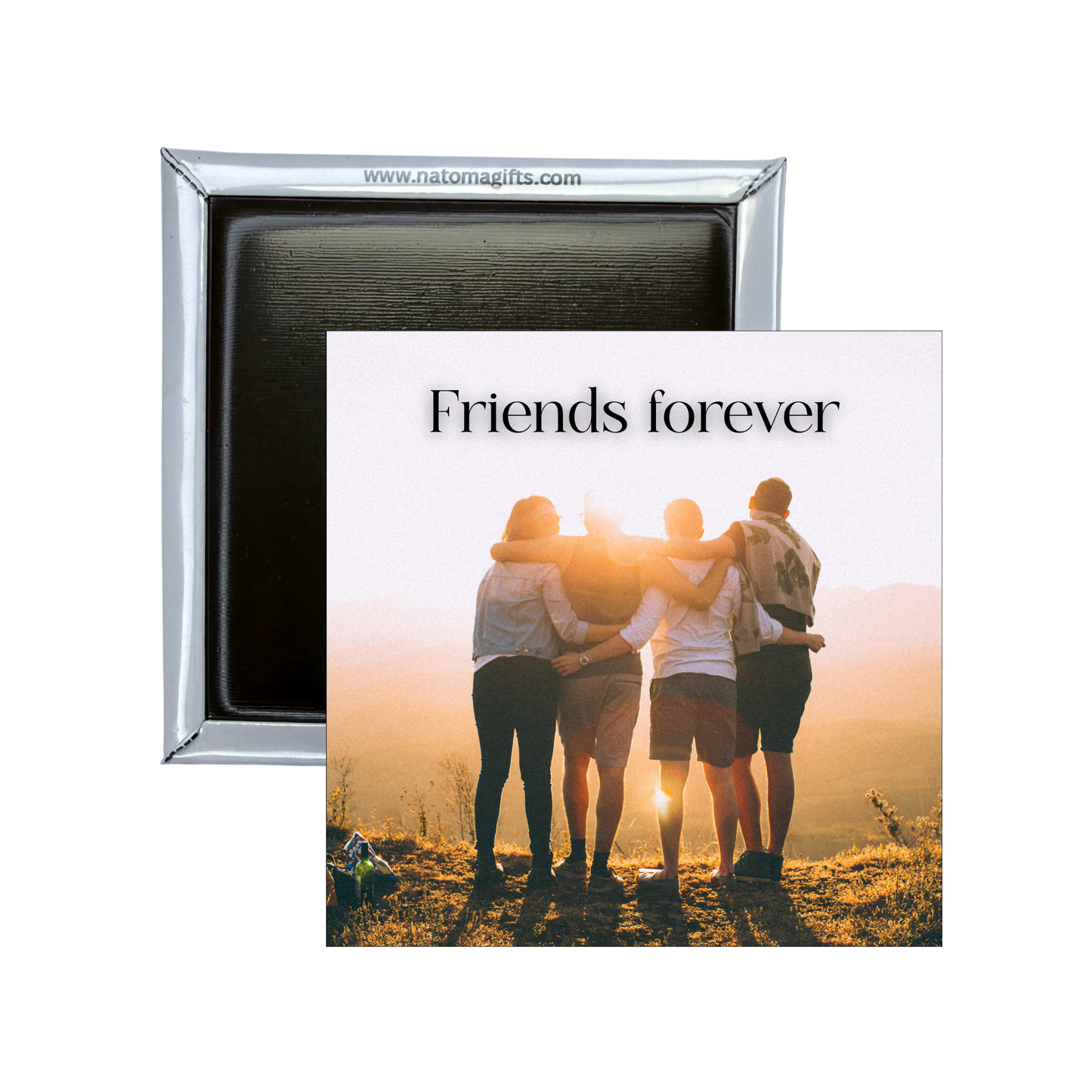 Magnet with Your Photo and Text