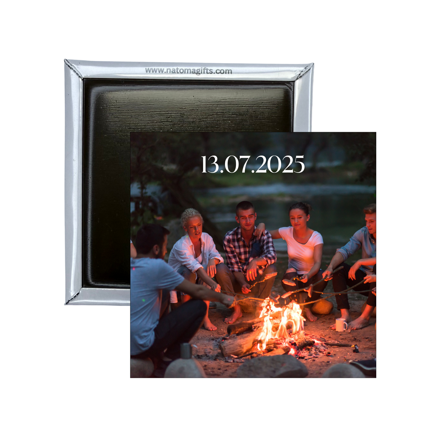 Magnet with Your Photo and Text