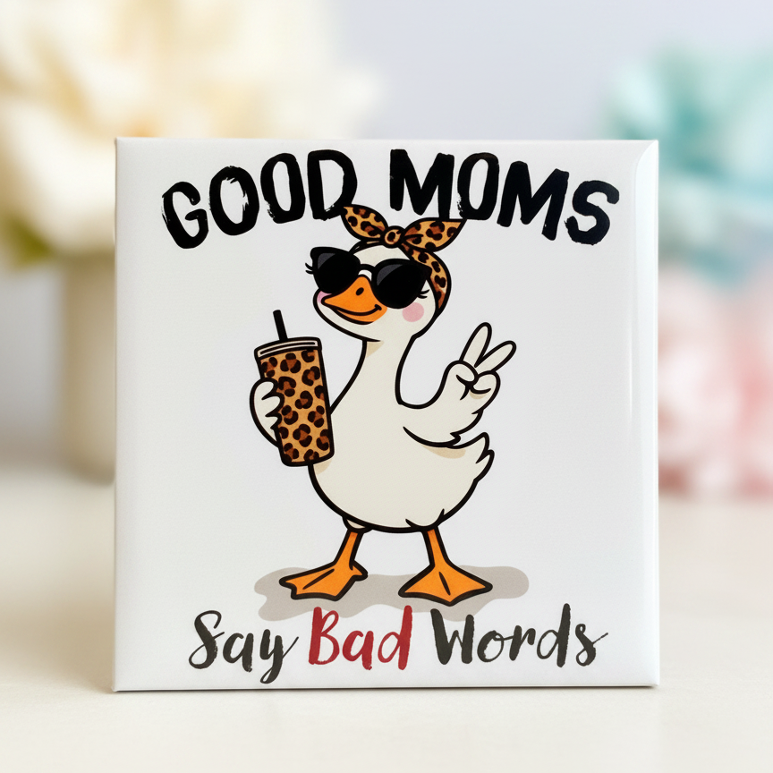 Good Moms Say Bad Words Magnet