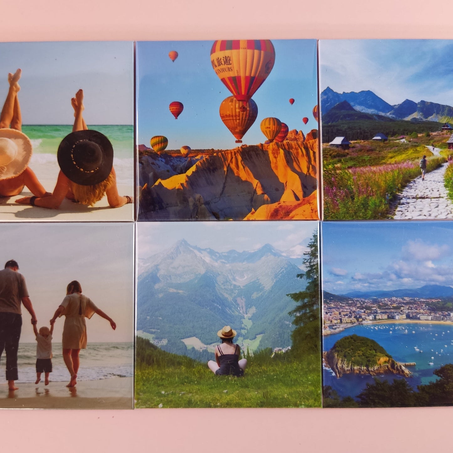 set of 6 fridge magnets
