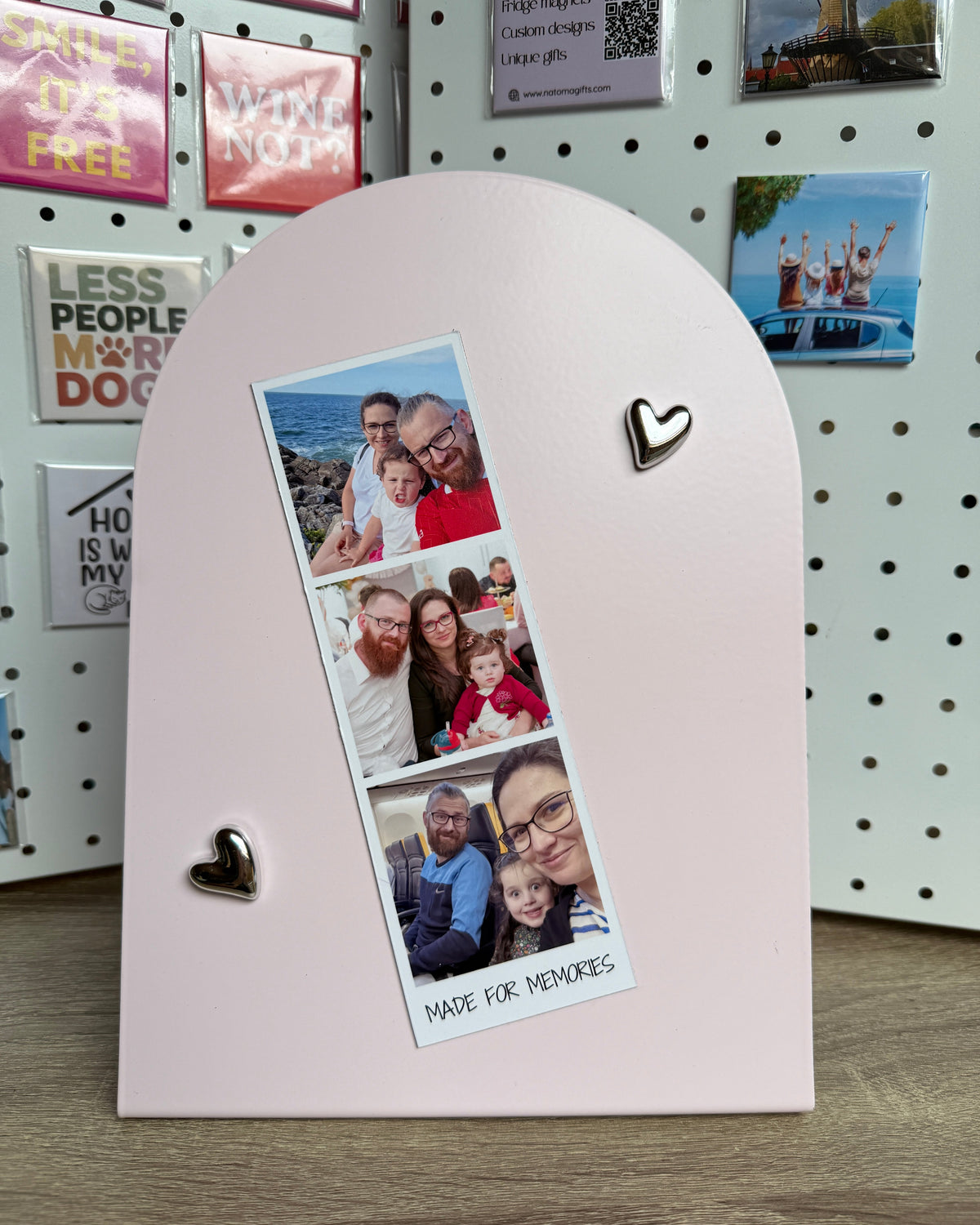 Personalizowany magnes w stylu fotobudki