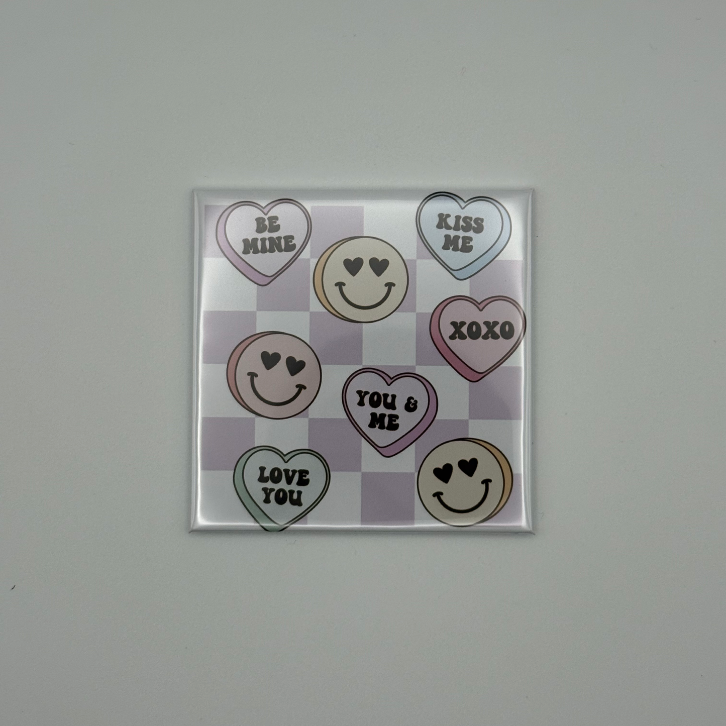 Pastel Heart Fridge Magnet