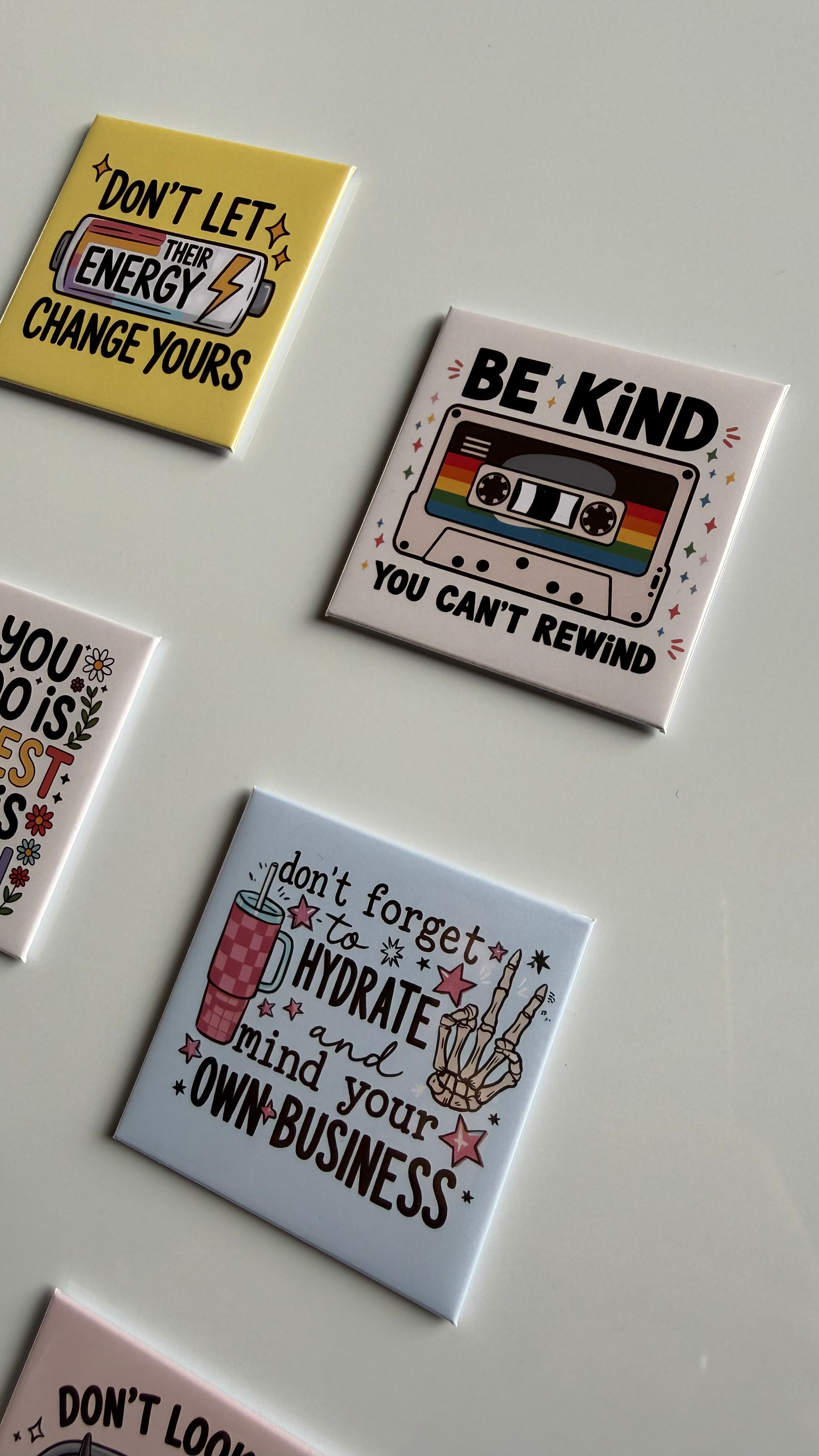 Motivational Magnet - Hydrate & Mind Your Business