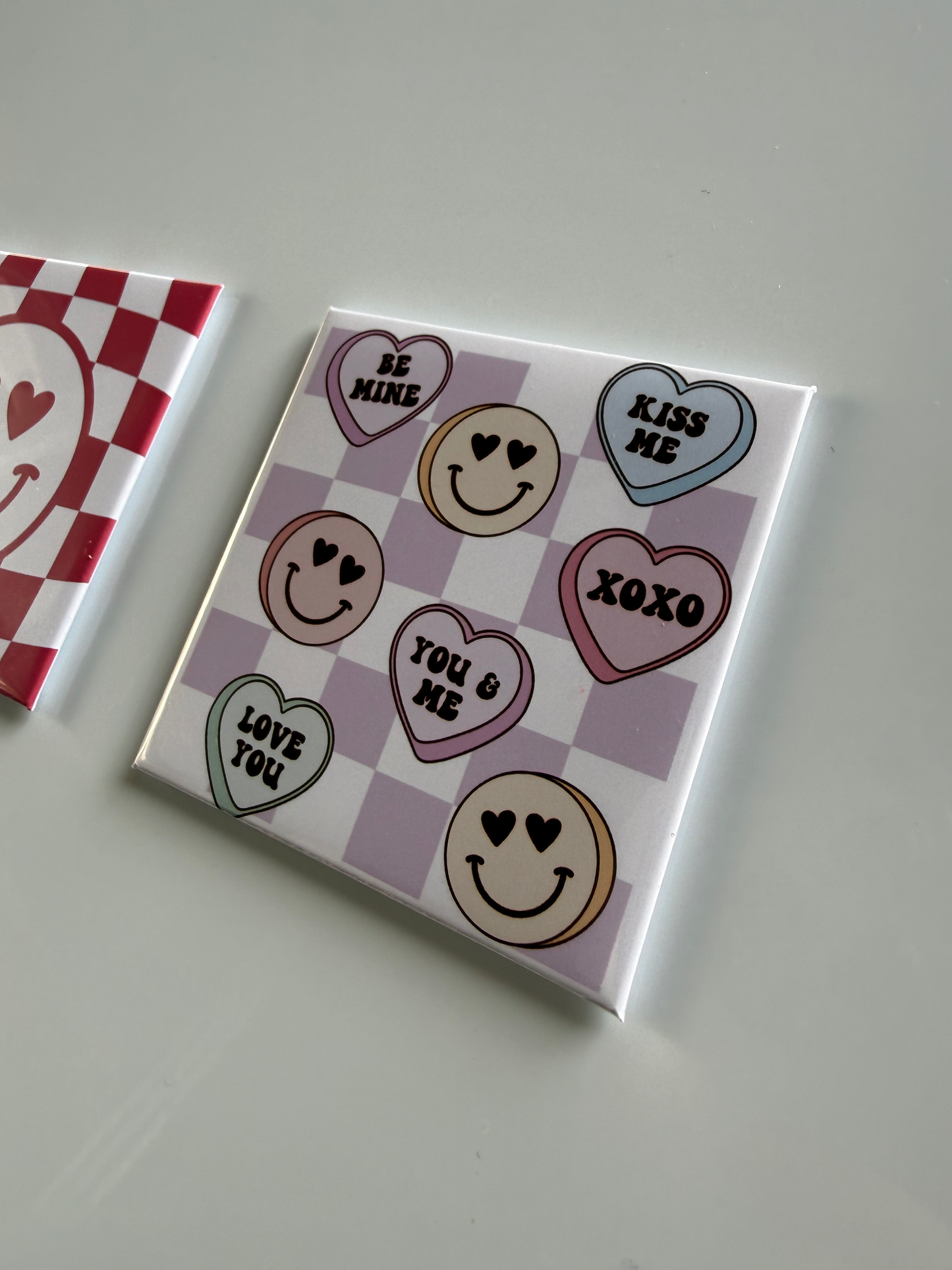 Pastel Heart Fridge Magnet