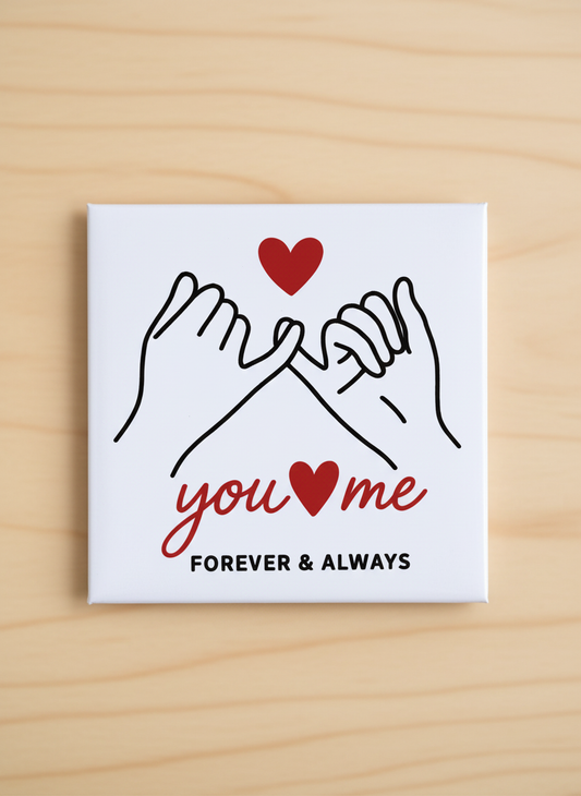 You and me, forever and always Magnet