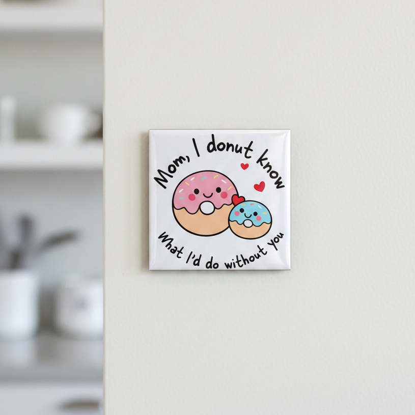 Mom I Donut Know Magnet