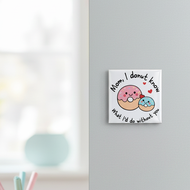 Mom I Donut Know Magnet